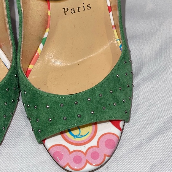 Christian Louboutin Loopinga Toe Plume 100 - Picture 9 of 11